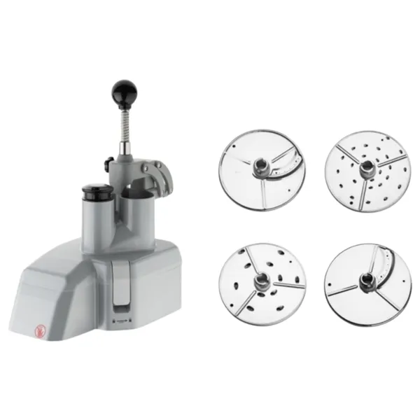 Accessoire Coupe Légumes et 4 Disques Inox Combiné Cutter