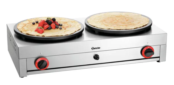 Crêpière à Gaz Double - Ø 40 cm