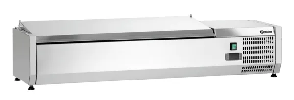 Saladette Réfrigérée à Poser Inox - 3 x GN 1/3 + 1 x GN 1/2