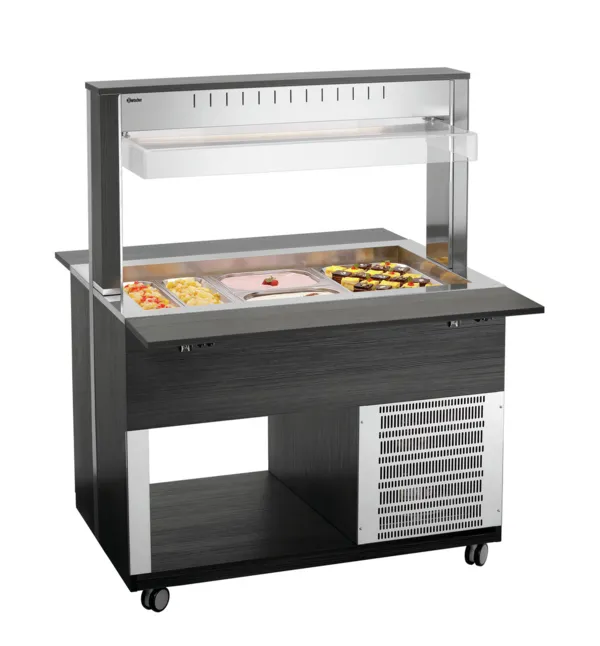 Chariot Buffet Chaud - 3 x GN 1/1