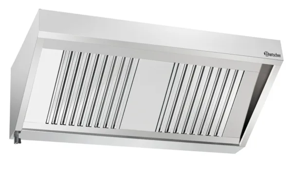 Hotte Murale avec Moteur et Eclairage - L 1400 x P 700 mm