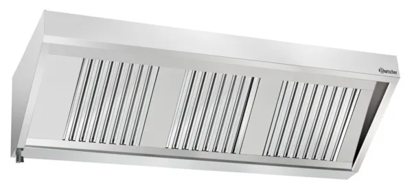 Hotte Murale avec Moteur et Eclairage - L 1800 x P 700 mm