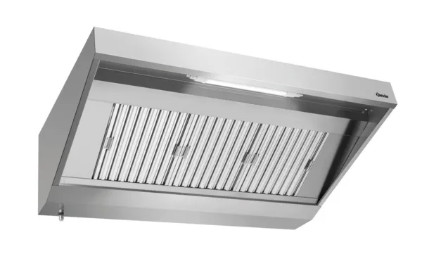 Hotte Murale avec Moteur et Eclairage - L 1600 x P 900 mm