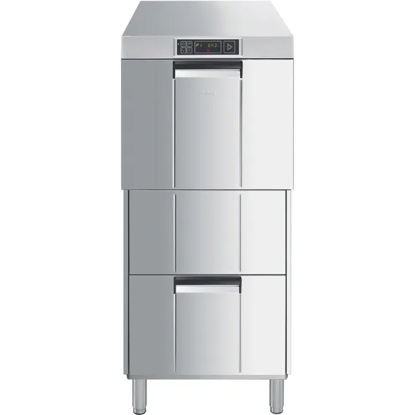 Lave-Vaisselle Easyline Réhaussé - Pompe de Vidange, Surpresseur, Doseur de Liquides - P 69 cm - 50 x 50 cm