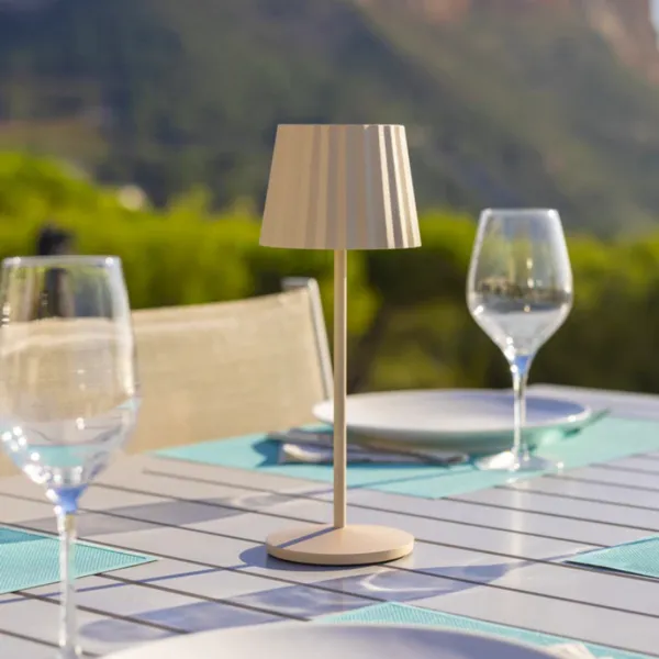 Lampe de Table Touch LED - Abby Crème