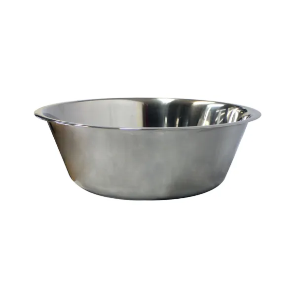 Bassine en Inox à Bord Roulé - 10 L