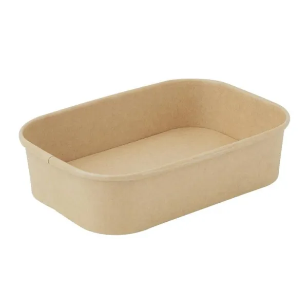 Barquettes Alimentaires Rectangulaires Recyclable 1L - Lot de 300