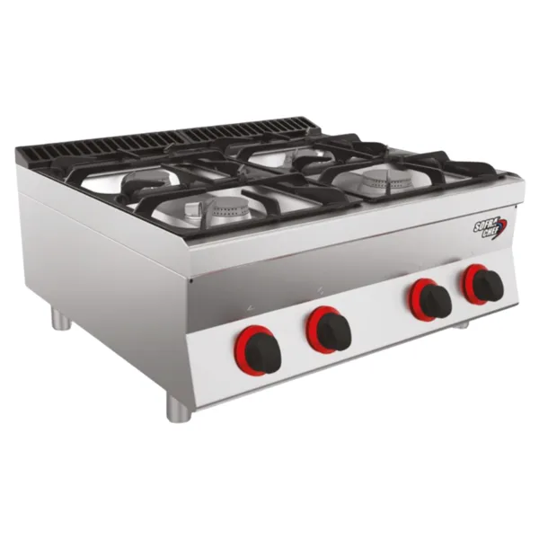 Réchaud à Gaz SOFRACHEF - 4 Feux - 30800 W
