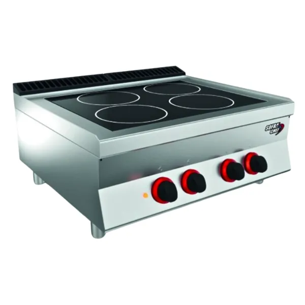 Réchaud Vitrocéramique SOFRACHEF - 4 Zones de Chauffe - 10000 W