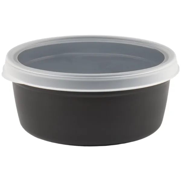 Boîte Hermétique Ronde avec Couvercle - 1,2 L - Lot de 10
