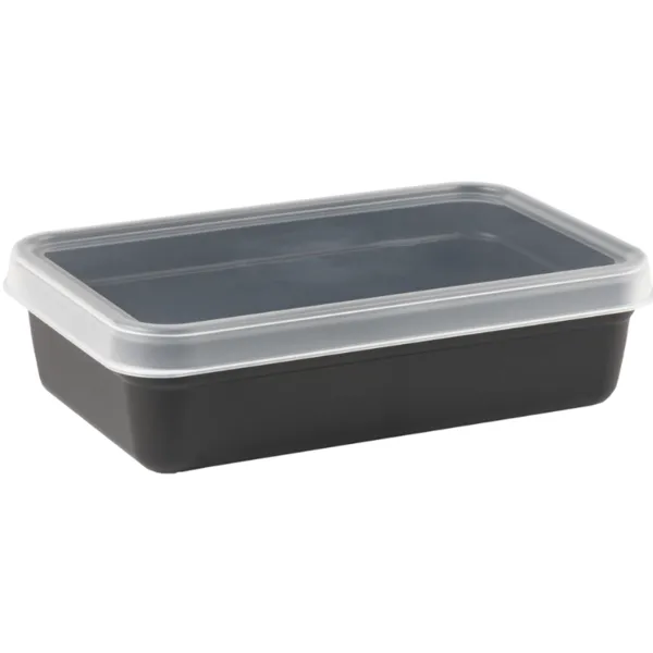 Boîte Hermétique Rectangulaire avec Couvercle - 0,95 L - Lot de 10