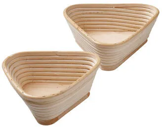 Banneton à Fermentation en Rotin - Triangle - 0,5 Kg