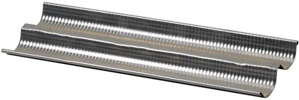 Plaque à Pain Alu-Gaufer - 2 Baguettes - L 450 mm