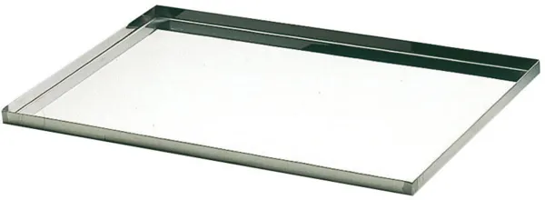 Plaque Bord Droit Inox - 530 x 325 mm
