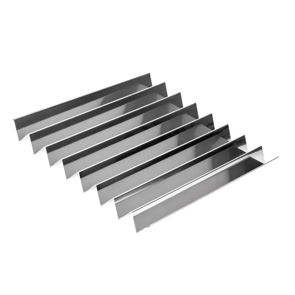 Plaque Dents de Loup Inox - 280 x 300 mm