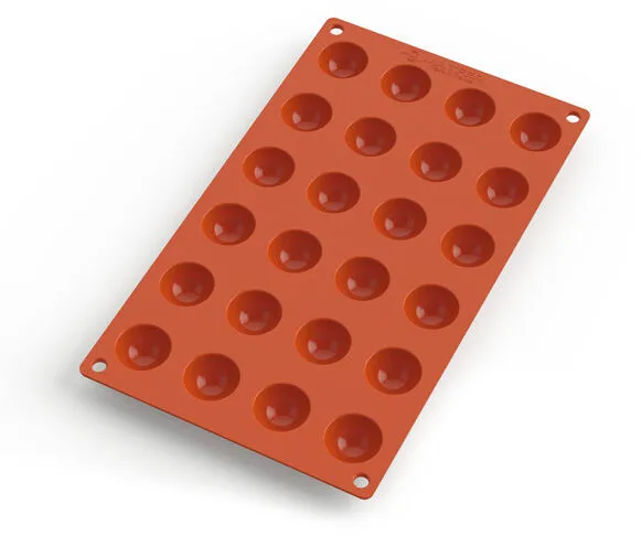 Moule à Demi-Sphères Silicone - 24 Empreintes - ⌀ 30 mm