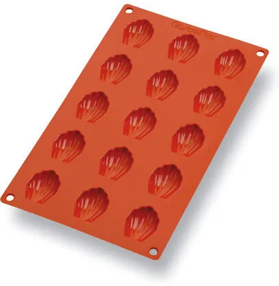 Moule à Madeleine Silicone - 15 Empreintes - L 44 mm