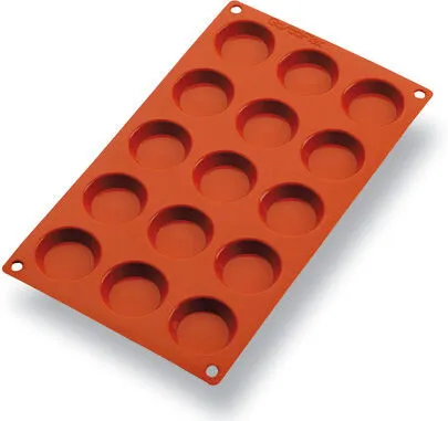 Moule à Mini-Tartelette Silicone - 15 Empreintes - ⌀ 45 mm