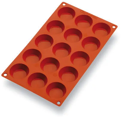 Moule à Tartelette Silicone - 15 Empreintes - ⌀ 50 mm