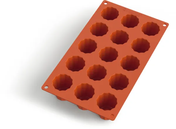 Moule à Cannelés Silicone - 15 Empreintes