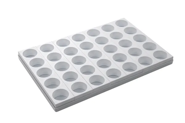 Moule Rond Polystyrène - 35 Empreintes - ⌀ 65 mm
