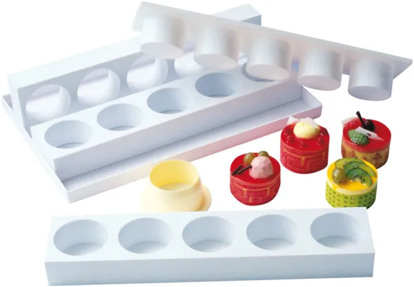 Démouleur à Gâteaux Ronds - 5 Empreintes - ⌀ 64 mm