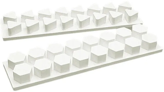 Démouleur à Mini-Gâteaux Ronds Polystyrène - 16 Empreintes - ⌀ 40 mm