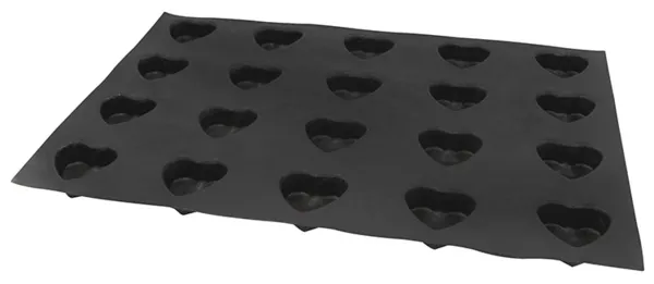 Moule à Coeurs Bas - 20 Empreintes - 63 x 59 mm