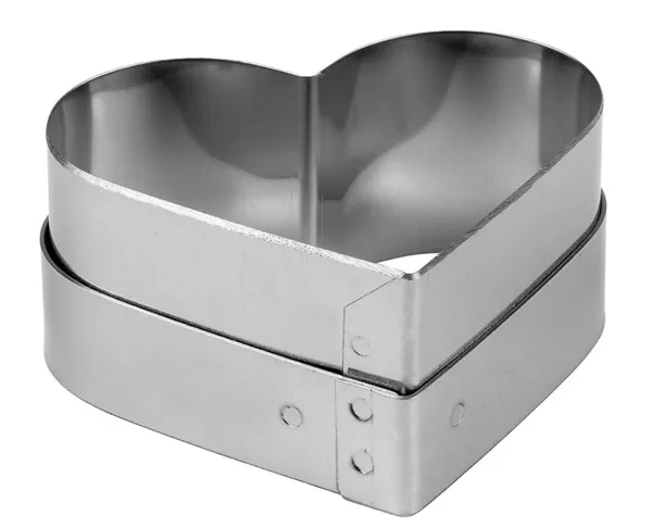 Découpoir Coeur en Acier Inoxydable - 75 mm
