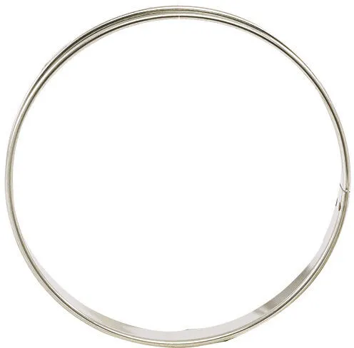 Cercle à Tarte Inox - ⌀ 70 mm - H 16 mm - Lot de 6