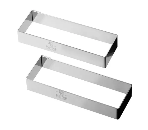 Rectangle à Tarte - 120 mm - Lot de 4
