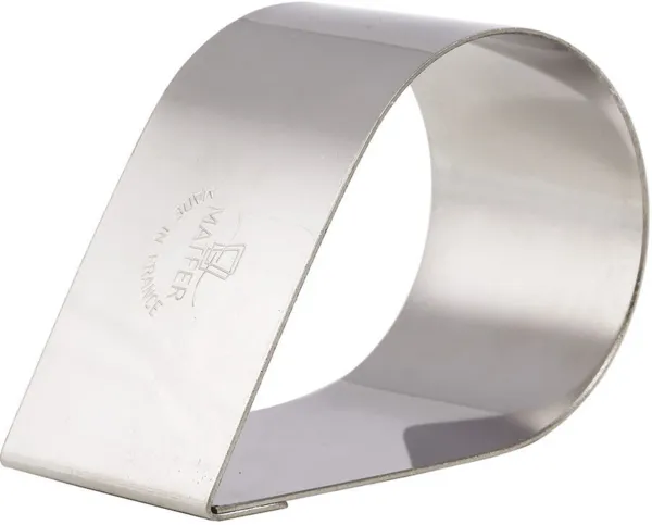 Nonnette Larme - 80 x 50 mm - Lot de 4