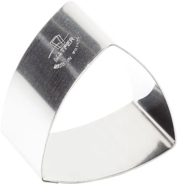 Nonnette Triangle Bombé - 65 x 40 mm - Lot de 4