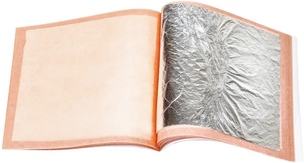 Carnet 25 Feuilles d'Argent - 95 x 95 mm