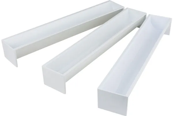 Gouttière à Bûche Glacée Triangulaire - 470 x 65 x 70 mm