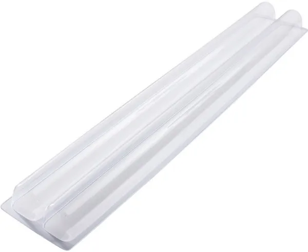 Gouttière à Bûche Demi-Ronde - 590 x 100 mm - Lot de 10