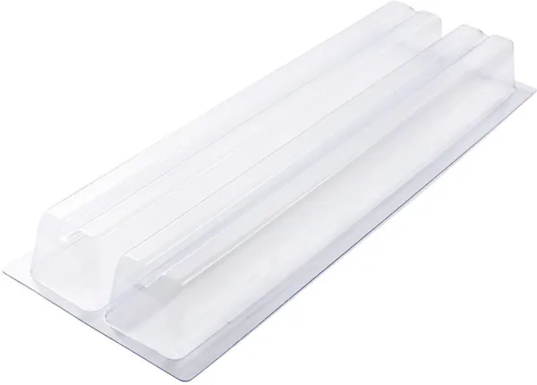Gouttière à Bûche Rainurée - 590 x 195 mm - Lot de 10