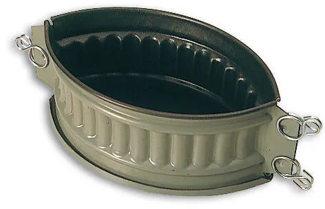 Moule à Pâté en Croûte Long Ovale à Côtes - 240 x 140 mm