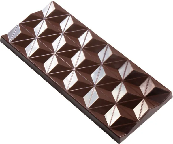 Plaque Tablette de Chocolat - Geometric - 3 Empreintes