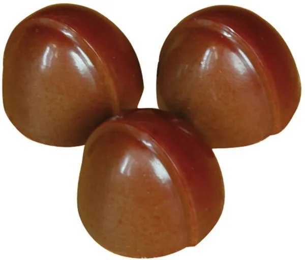 Plaque Pomponette Décalée en Chocolat - 24 Empreintes - ⌀ 28 mm