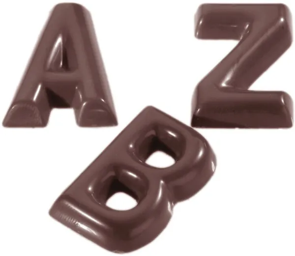 Plaque Alphabet en Chocolat - 26 Empreintes