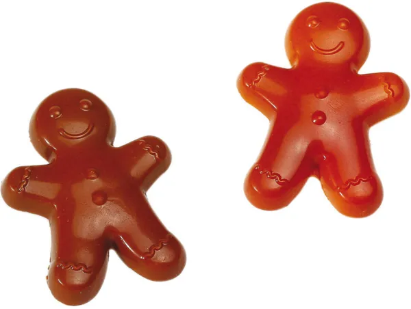 Plaque Ginger Man en Chocolat - 10 Empreintes