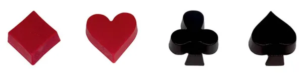 Plaque Jeu 4 Couleurs en Chocolat