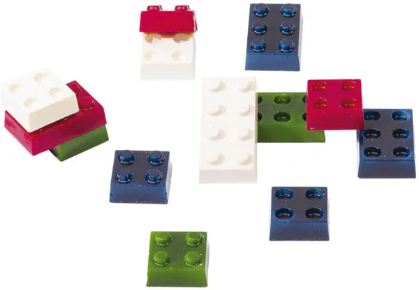Plaque Assortiment de Briques en Chocolat