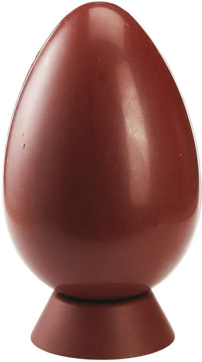 Plaque Demi-Coquille Lisse en Chocolat - 1 Empreinte