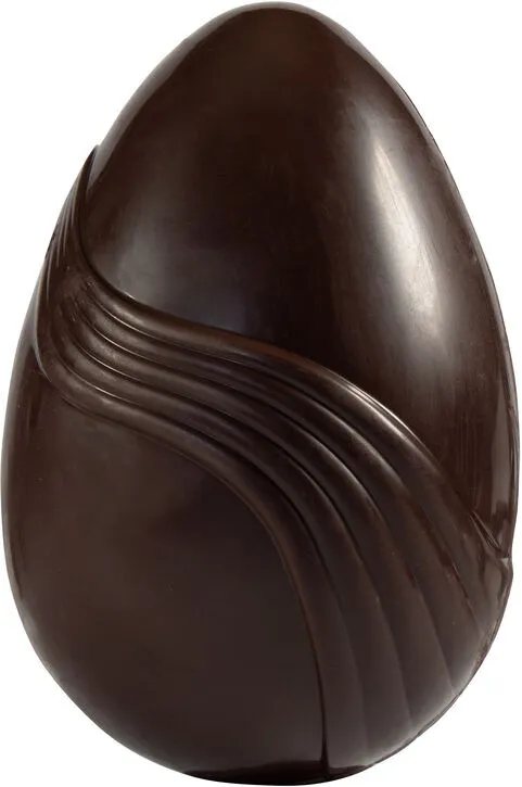 Plaque Oeuf Drapé en Chocolat - 2 Empreintes