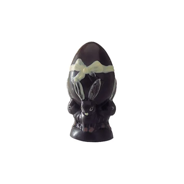 Plaque Lapin Oeuf en Chocolat - 2 Empreintes