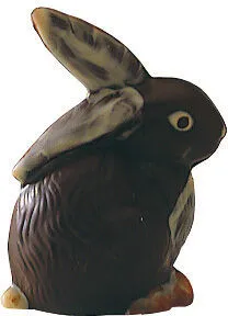 Plaque Lapin en Chocolat - 2 Empreintes