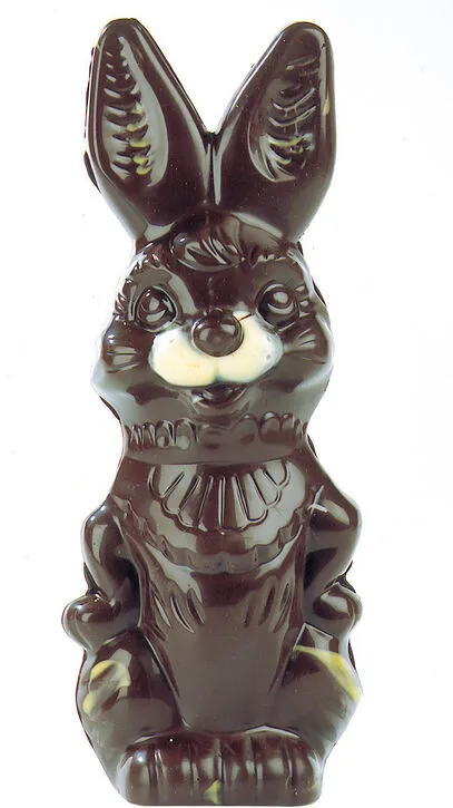 Plaque Lapin en Chocolat - 2 Empreintes