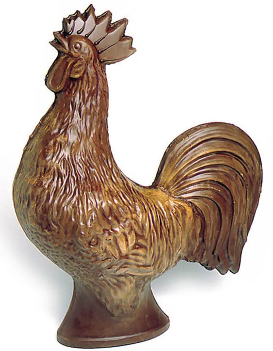 Plaque Coq en Chocolat - 2 Empreintes